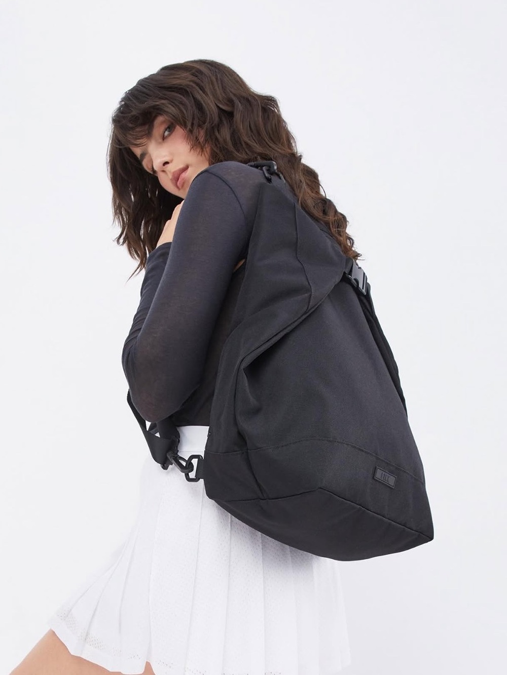 Nwot PINK Victoria's Secret Black Everyday Backpack with Sleek Silhouette